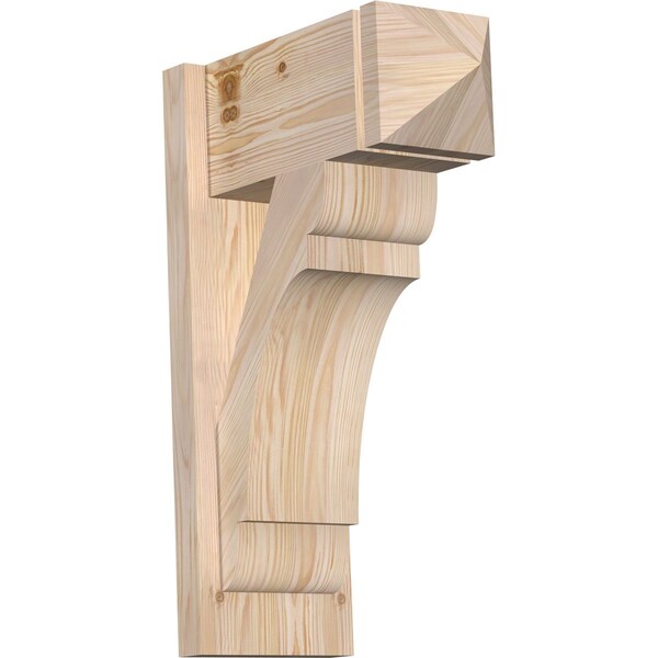 Ekena Millwork Olympic Arts & Crafts Smooth Outlooker, Douglas Fir, 7 1/2"W x 16"D x 24"H OUT08X16X24OLY03SDF - main
